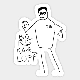 Boris Karloff Sticker